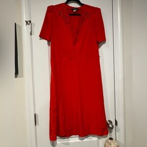 Vintage Billy Jack For Her Women’s red satiny dress